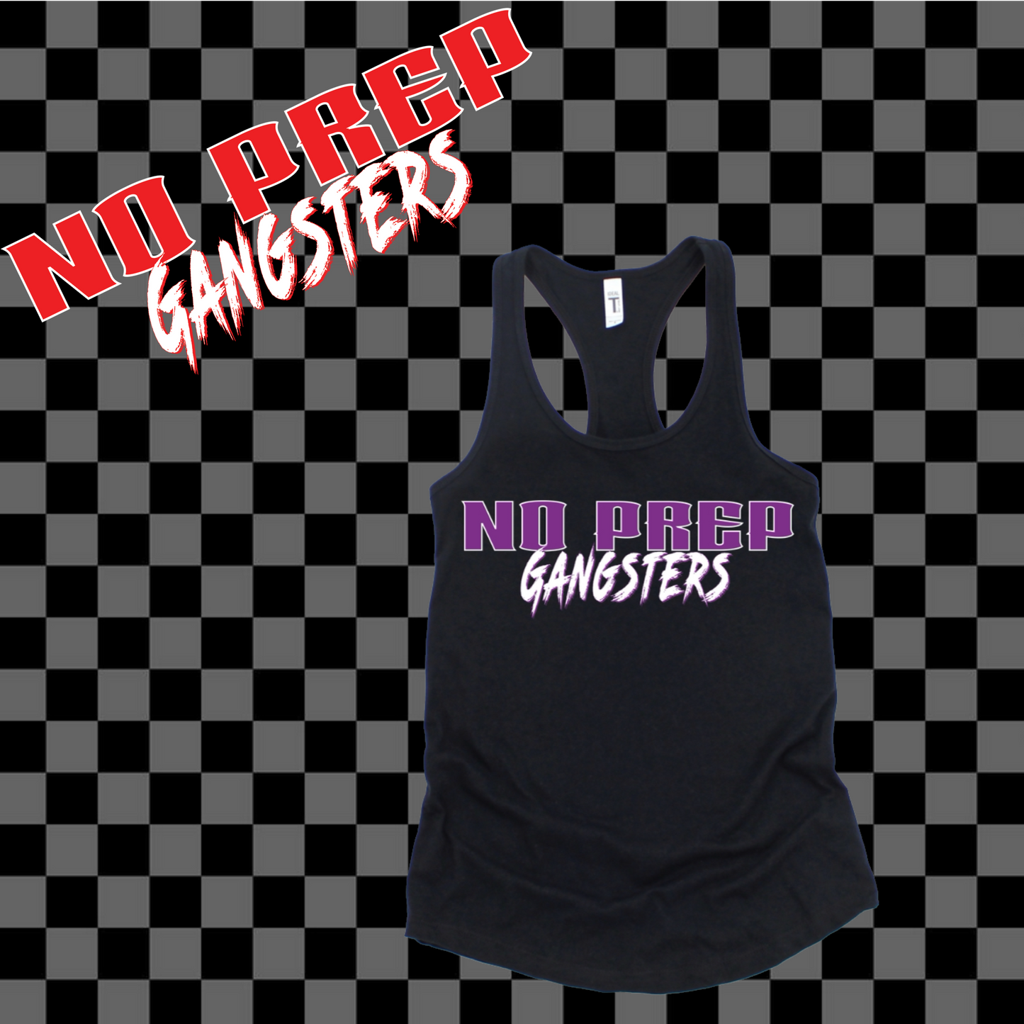 Tank top with Purple logo